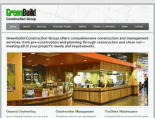 Tablet Screenshot of greenbuildcg.com